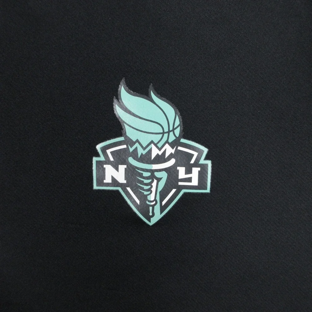 New York Liberty Sweater Mens Small‎ Black Solid Nike Performance Golf Logo WNBA